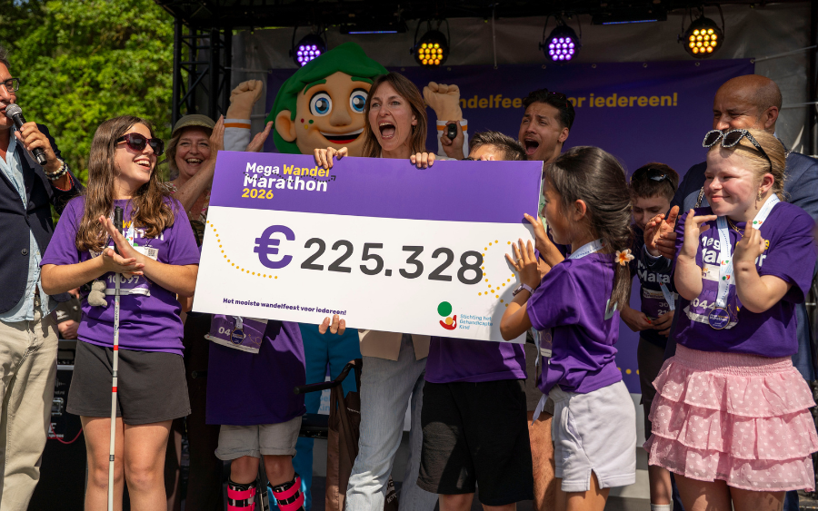 Eindopbrengst Mega Wandel Marathon 2026