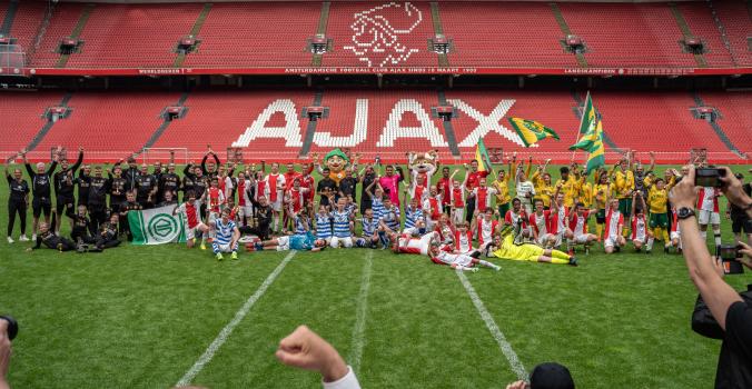 G-voetballers Bijzondere Eredivisie in de Johan Cruijff ArenA 