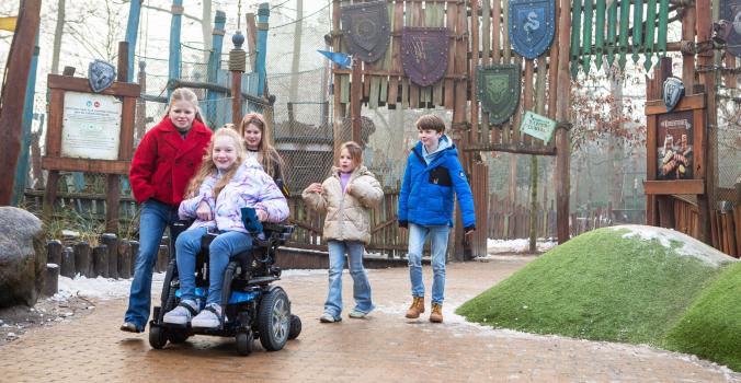 Kinderen in de Efteling