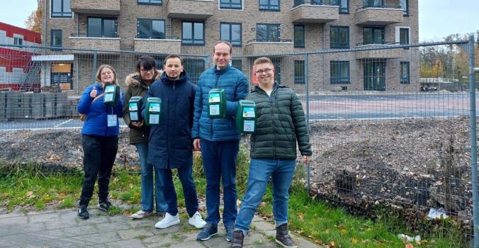 Bewoners van het wooninitiatief Stichting Gouda Up Wonen