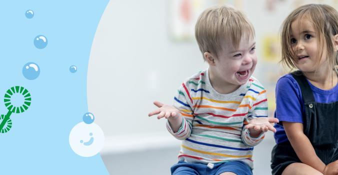 kinderen samen aan het spelen