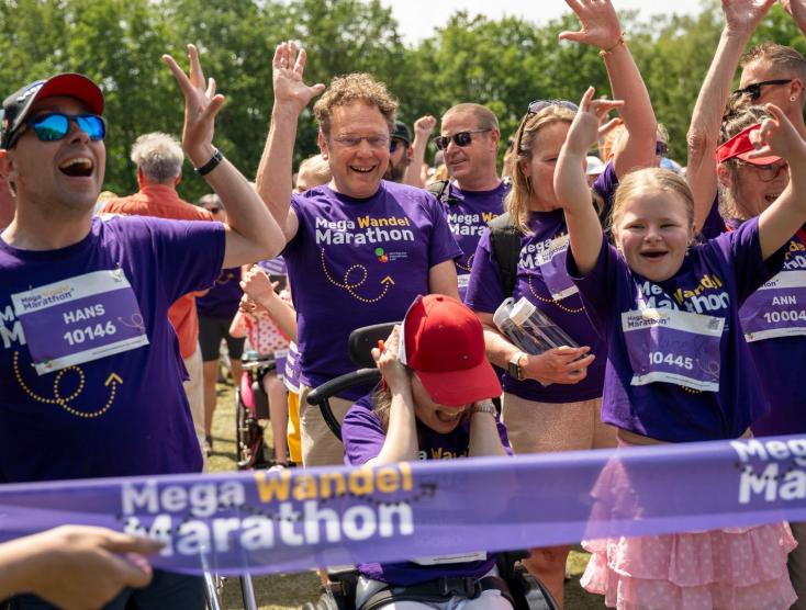 Deelnemers Mega Wandel Marathon 2026