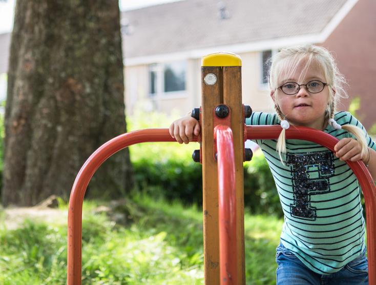 Lotte in de speeltuin